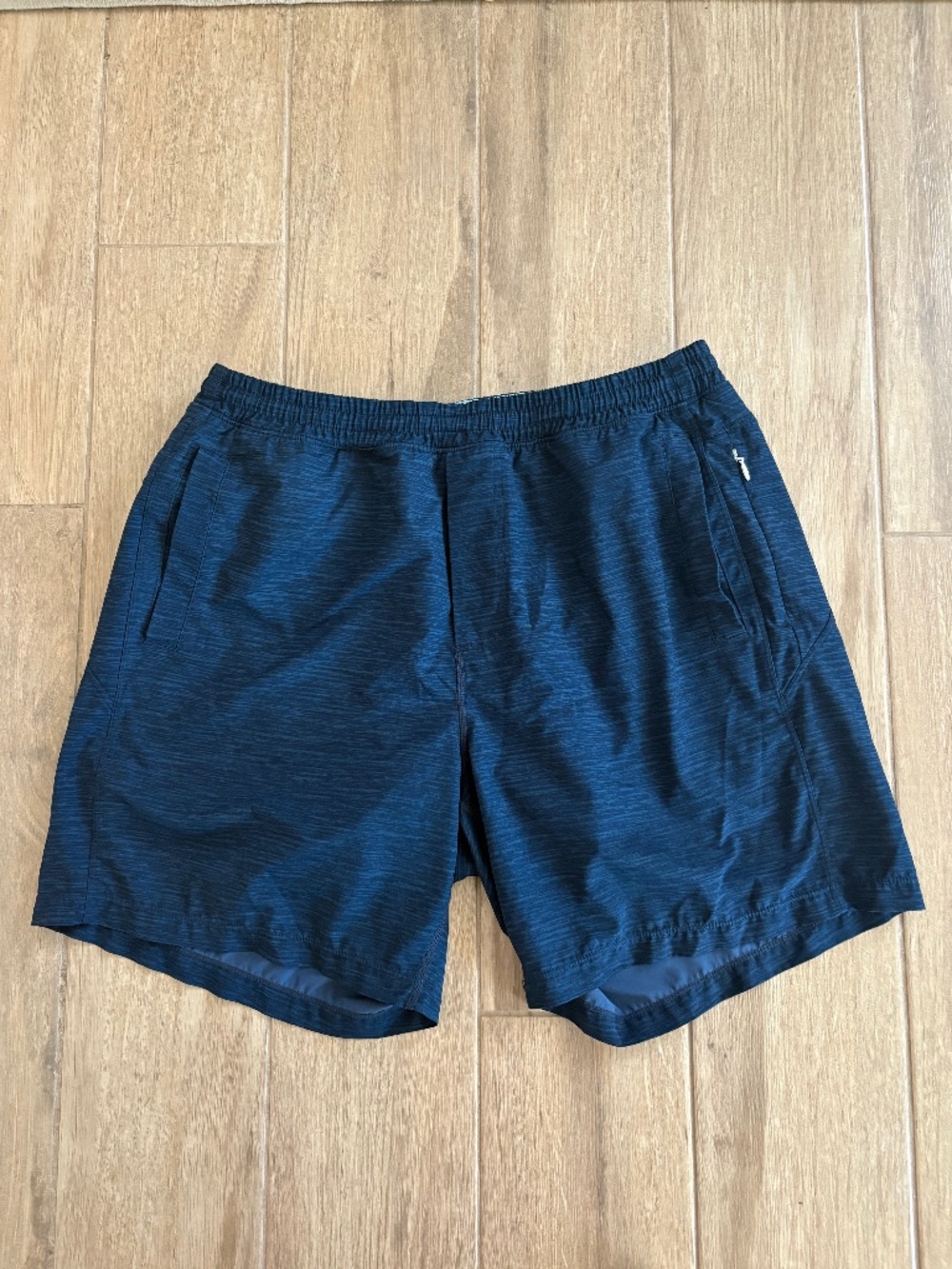 Birddogs Shorts Men's XL Heather Blue Lined Gym Run Workout Athleisure Summer